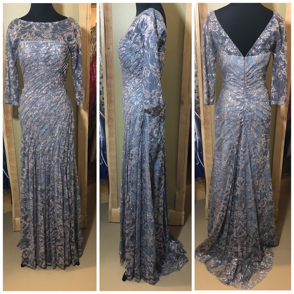 NWT! Terani Couture Lavender Sequin Gown!